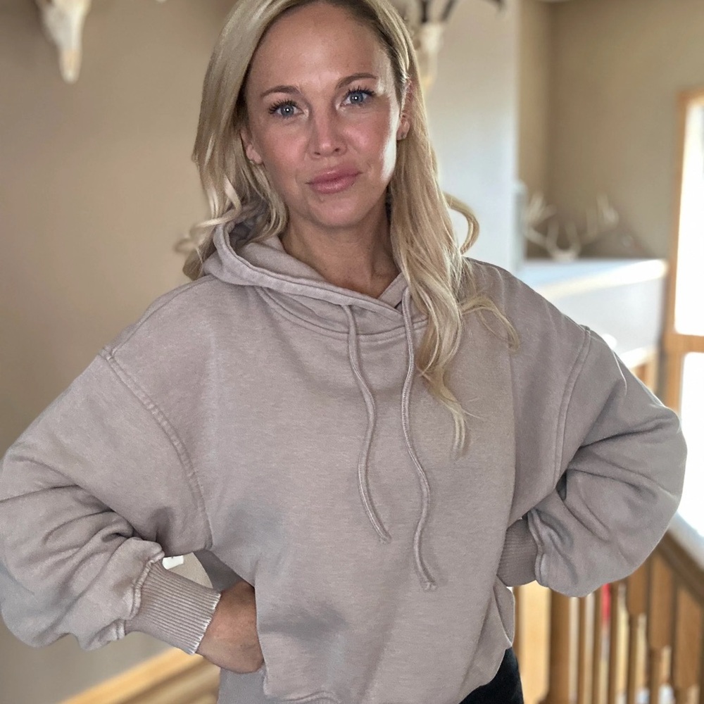 Women's Beige Hoodie